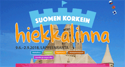 Desktop Screenshot of hiekkalinna.lappeenranta.fi